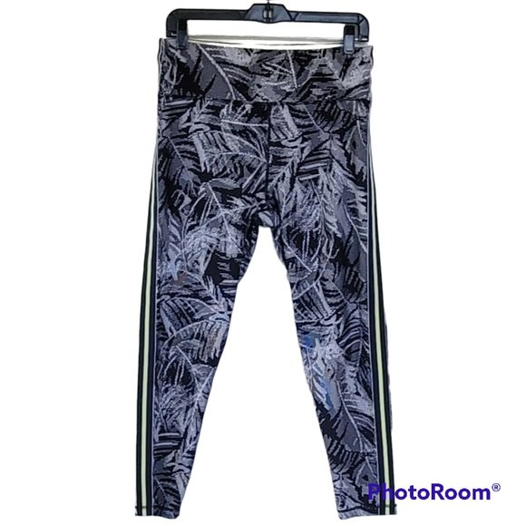 DKNY Sport Pixel Palm Print High Waist Legging Workout Pant Size XL NEW - Picture 4 of 14